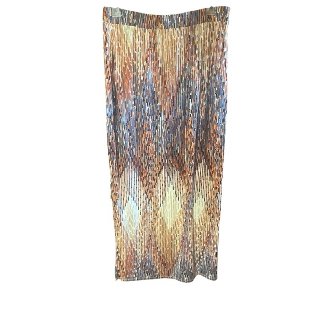 Lane Bryant‎ Printed Side Slit Maxi Skirt